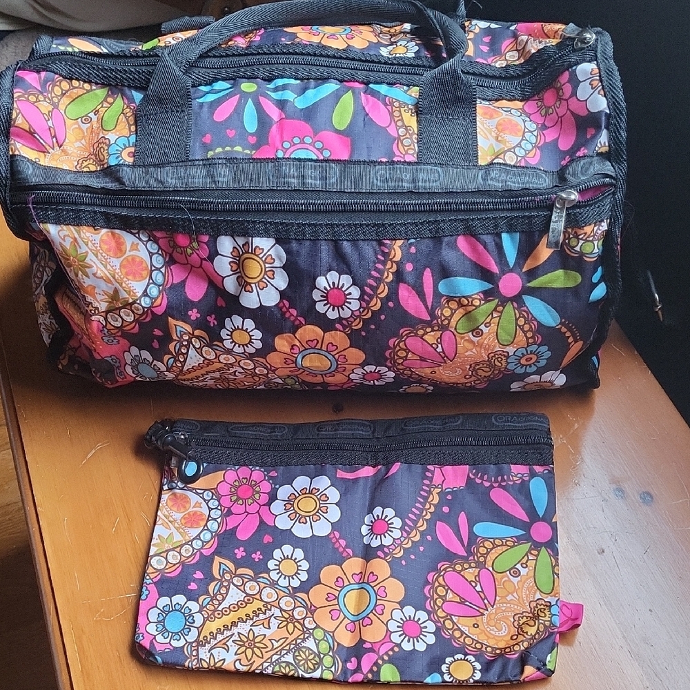 Colorful Floral Bag Set